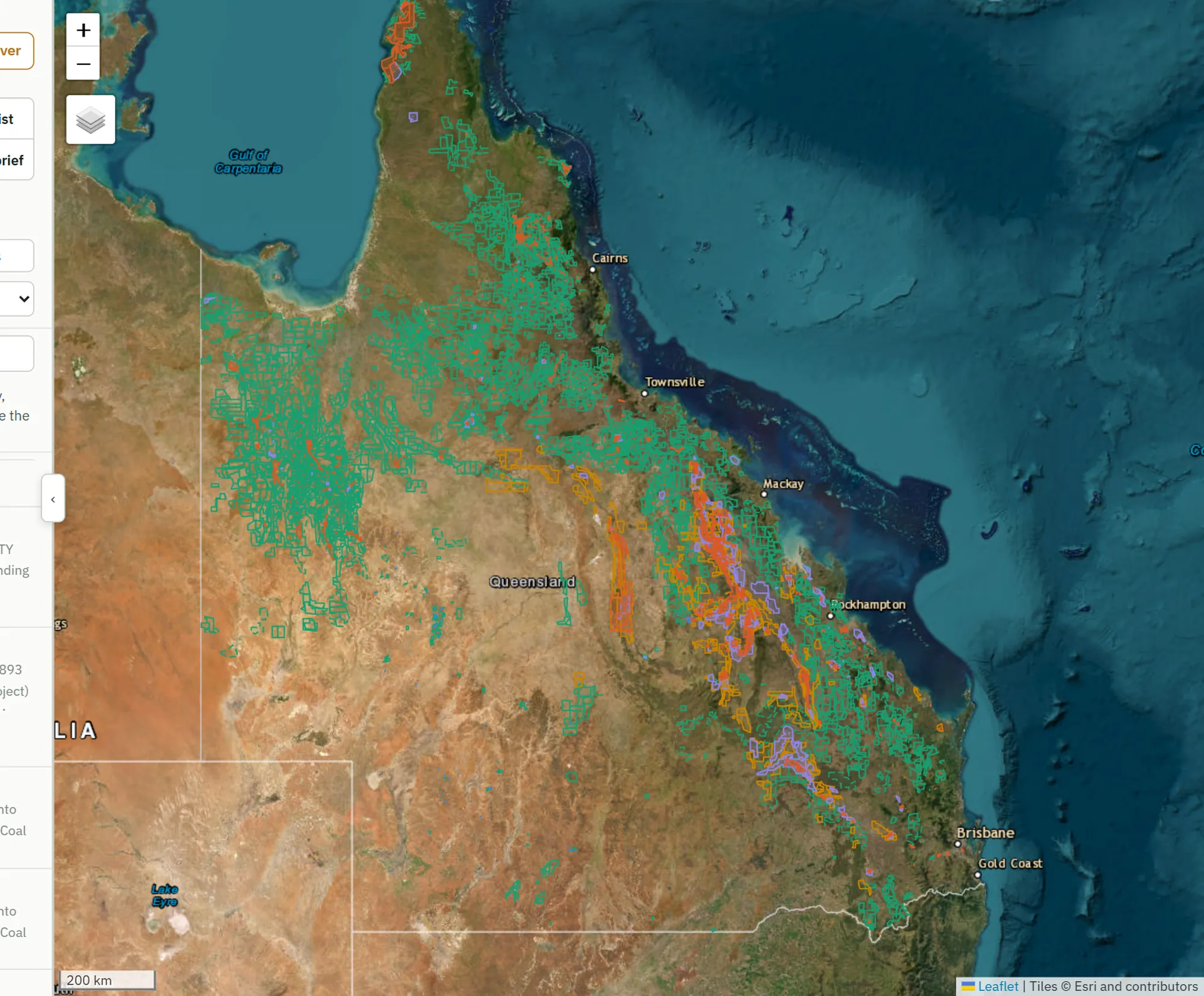 The free map: every current Queensland coal and minerals tenure